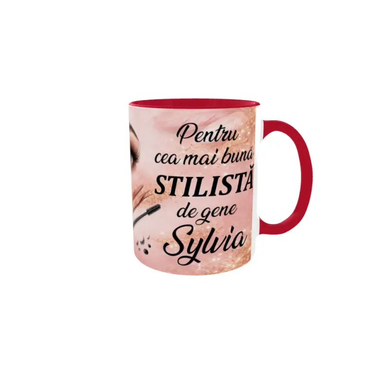 Pentru cea mai buna stilista de gene, cana ceramica, 330ml, cgs1823